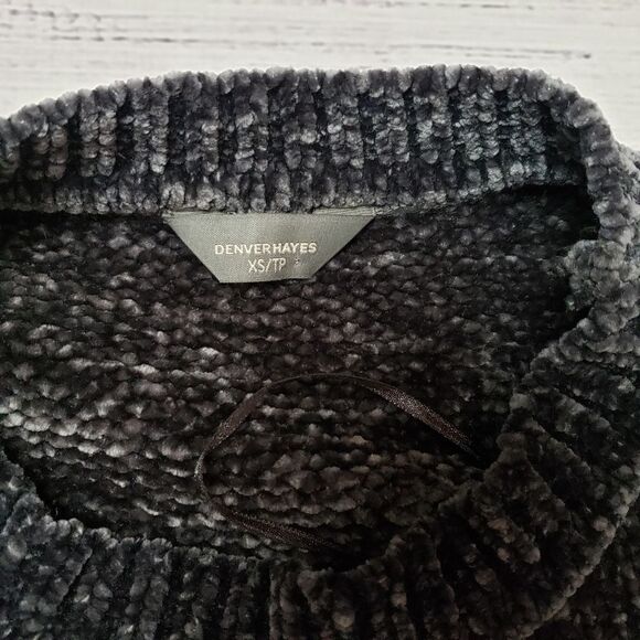 Gorgeous Chenille Dark Grey Sweater Denver Hayes - Picture 3 of 6